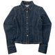 Vintage 90s Gucci By Tom Ford Cropped Denim Jacket Womens Size M
