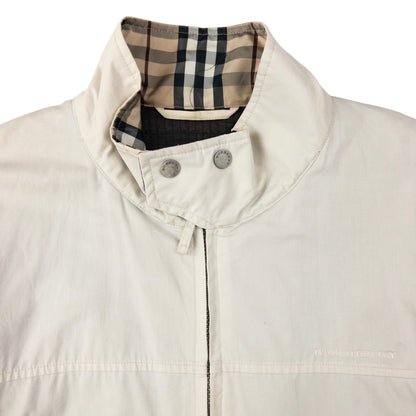Vintage Burberry Nova Check Collar Zip Up Jacket Size M