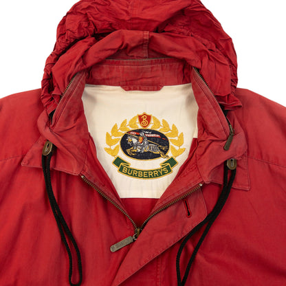 Vintage 90s Burberry Zip Up Jacket Size L