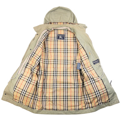 Vintage 90s Burberry Nova Check Lined Jacket Size M