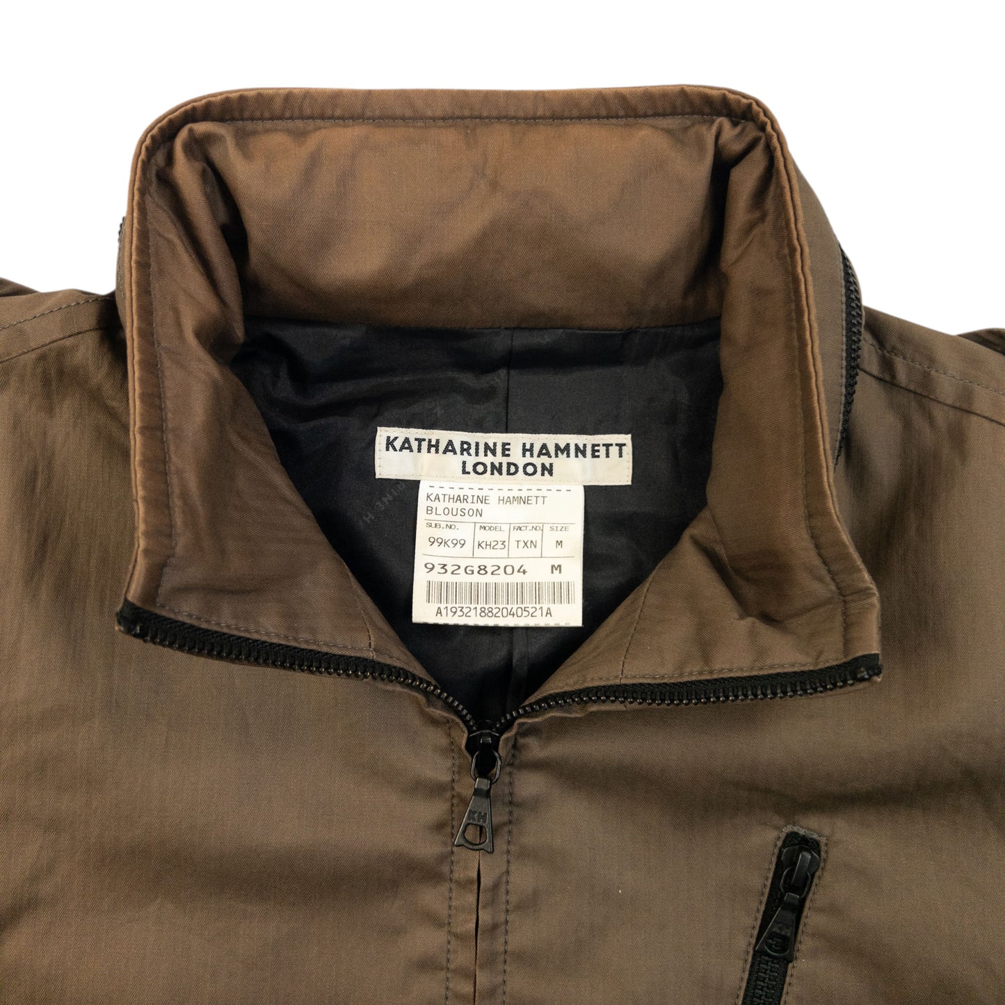 Vintage 2000s Katharine Hamnett Zip Up Jacket Womens Size M