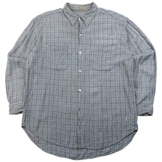 Vintage 90s Y's For Men By Yohji Yamamoto Long Sleeve Button Up Shirt Size L