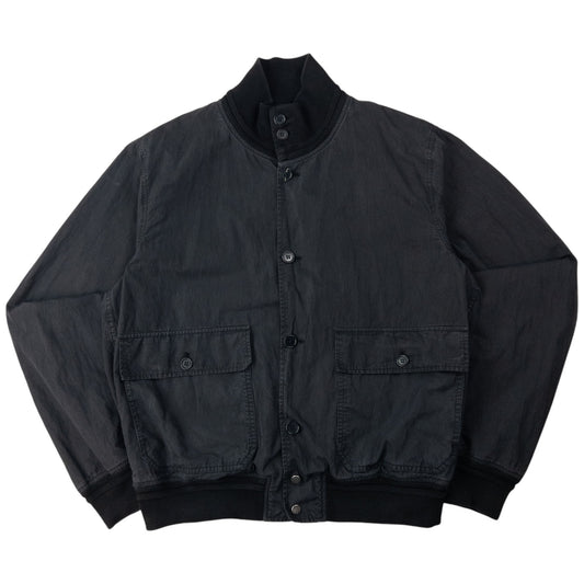 Vintage CP Company Button Up Bomber Jacket Size M