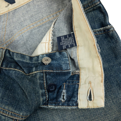 Vintage Marithe + Francois Girbaud Suede Pocket Denim Jeans Size W34