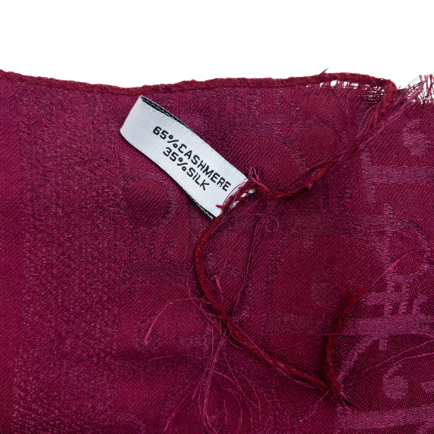 Vintage 90s Dior Monogram Cashmere Silk Scarf