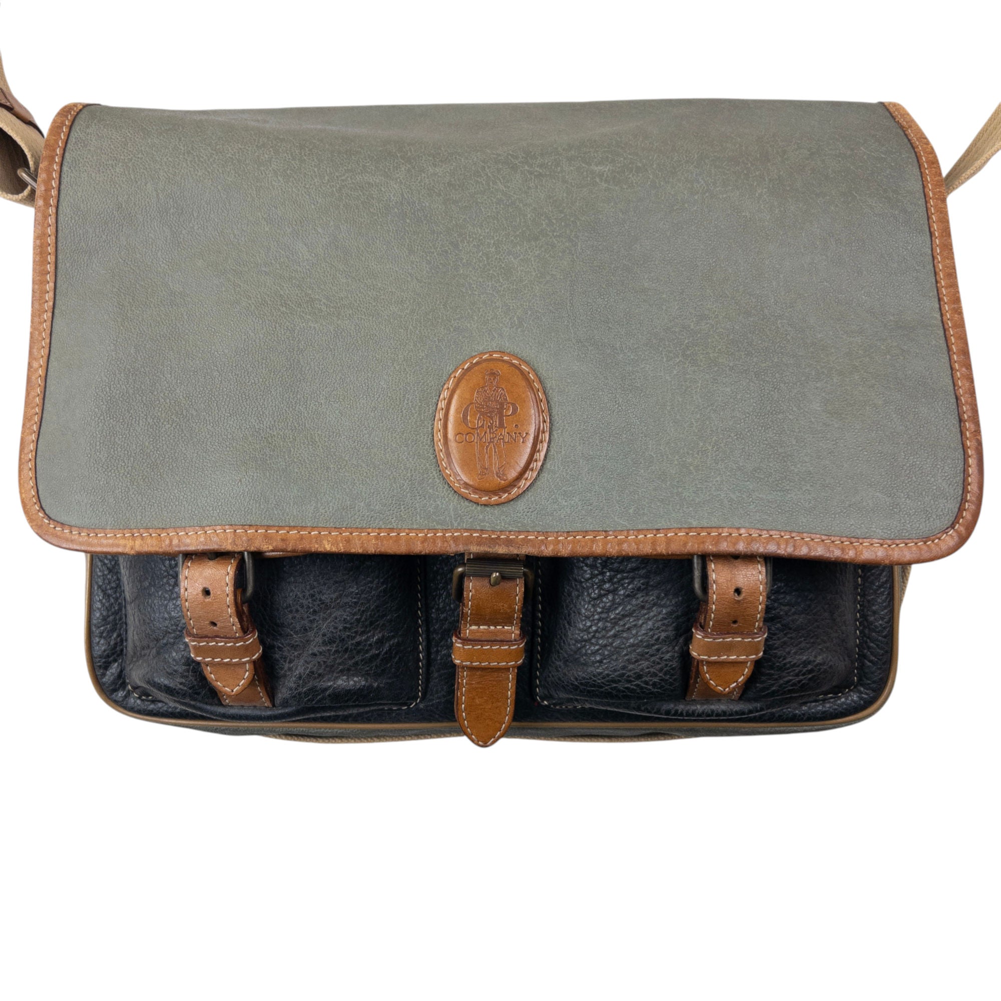 Vintage CP Company Leather Crossbody Bag