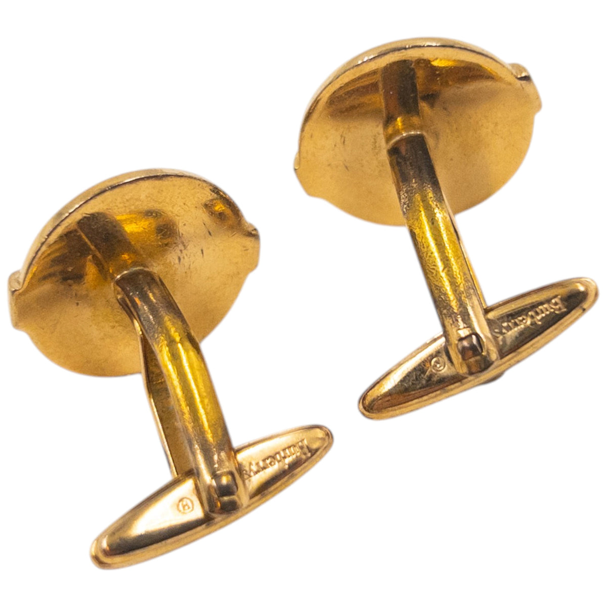 Vintage 90s Burberry Embossed Cufflinks