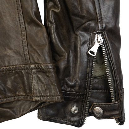 Vintage 2000s Dolce & Gabbana Zip Up Leather Jacket Size M