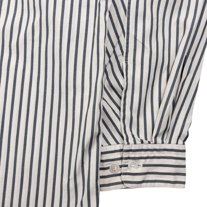 Vintage Issey Miyake Striped Long Sleeve Button Up Shirt Size L