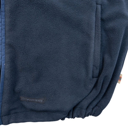 Vintage 2000s Burberry Golf Zip Up Fleece Gilet Size XXL