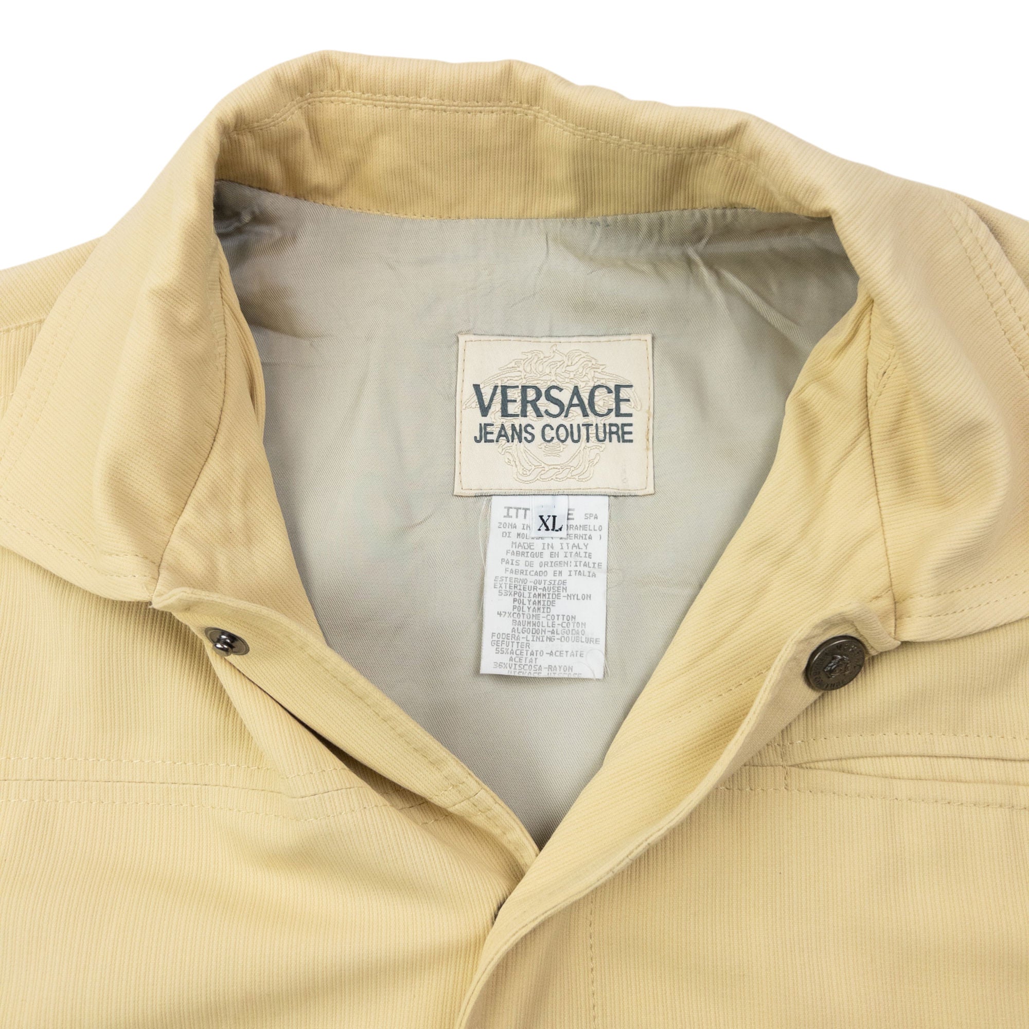 Vintage 2000s Versace Jeans Couture Zip Up Jacket Size L