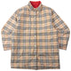 Vintage 90s Burberry Nova Check Quilted Reversible Jacket Size M