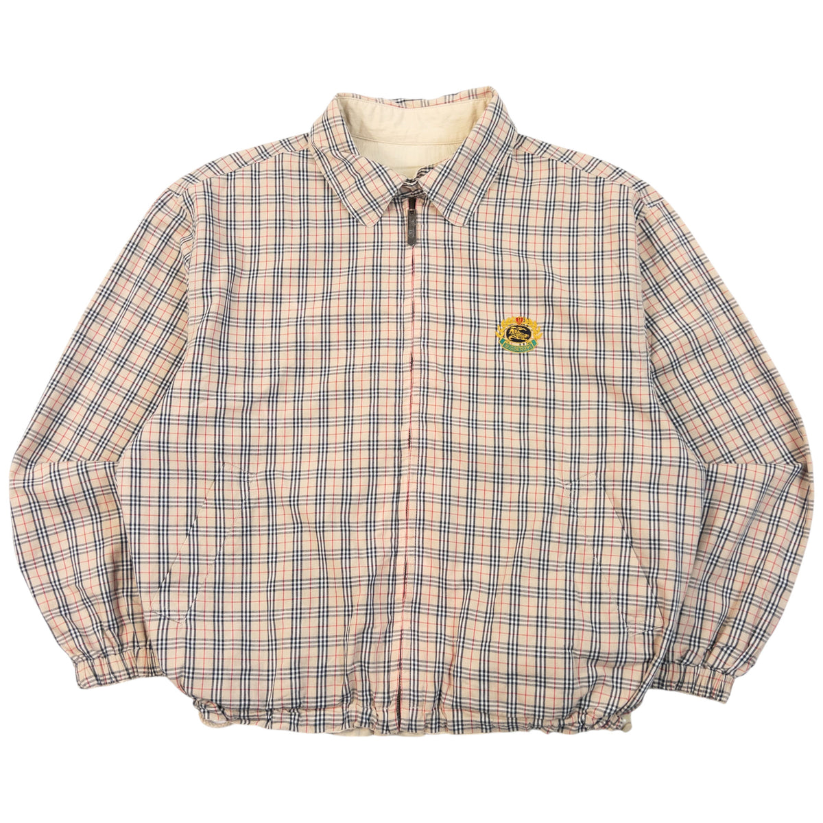 Vintage 90s Burberry Nova Check Reversible Jacket Size S
