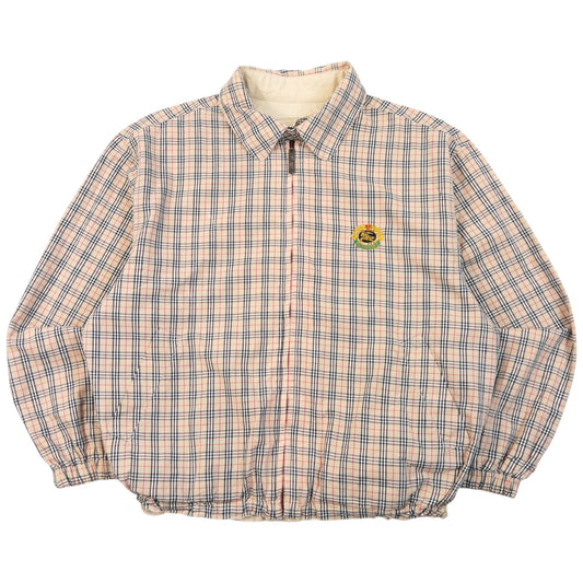 Vintage 90s Burberry Nova Check Reversible Jacket Size S