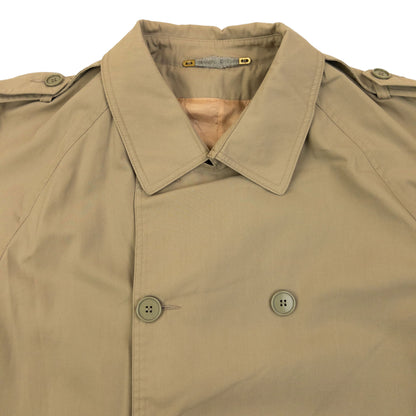 Vintage 80s YSL Yves Saint Laurent Trench Jacket Size L