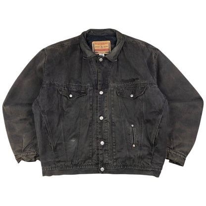 Vintage Diesel Industry Button Up Denim Jacket Size XL