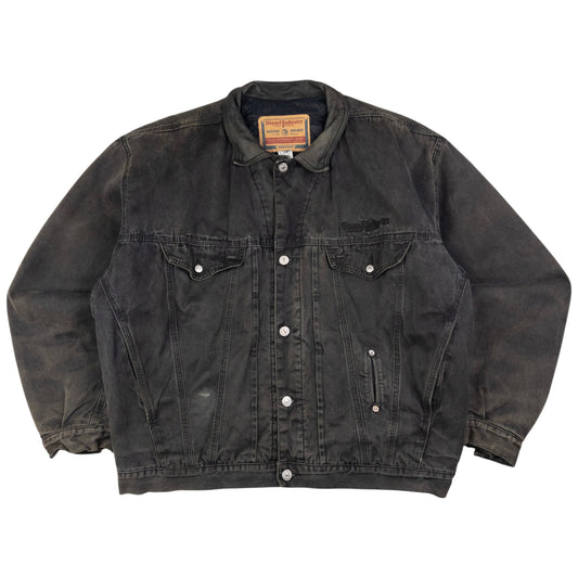 Vintage Diesel Industry Button Up Denim Jacket Size XL