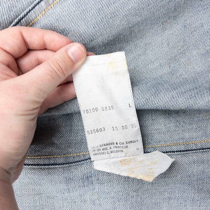 Vintage 2000s Levi's Engineered Garments Distressed Denim Jacket Size M