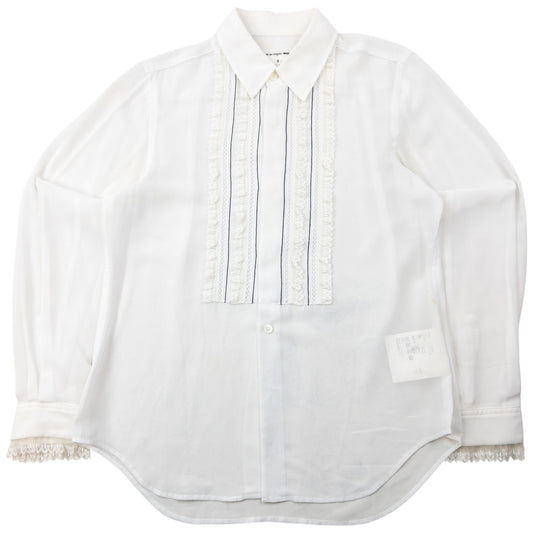 Vintage Comme Des Garçons NOIR Long Sleeve Button Up Shirt Size XS