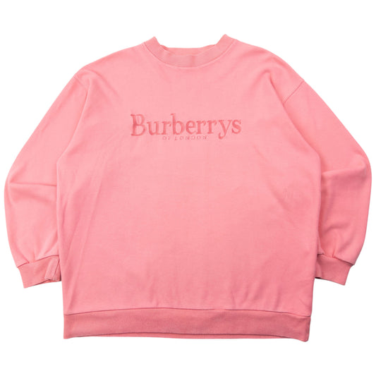 Vintage 90s Burberry Embroidered Sweatshirt Size M