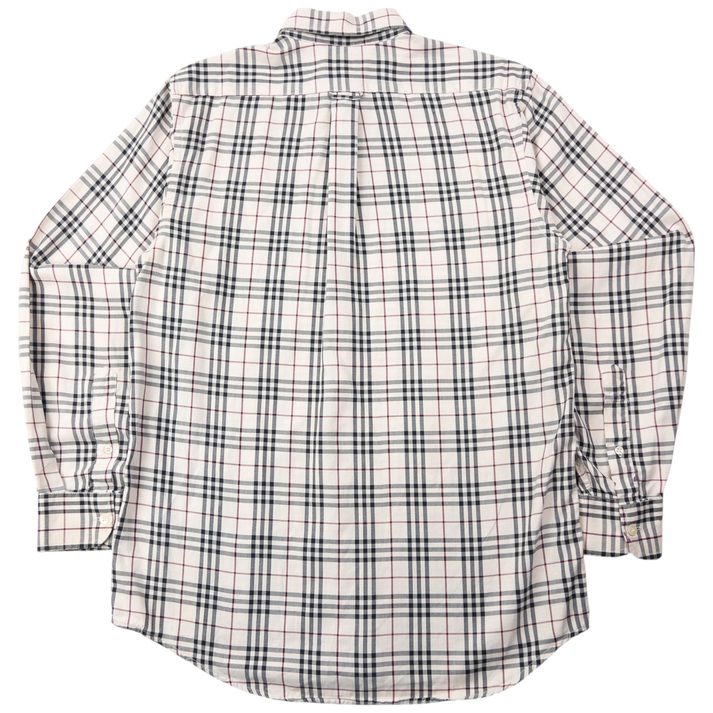 Vintage 2000s Burberry Nova Check Long Sleeve Button Up Shirt Size S