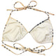Vintage 2000s Burberry Nova Check Trim Bikini Top Womens Size M