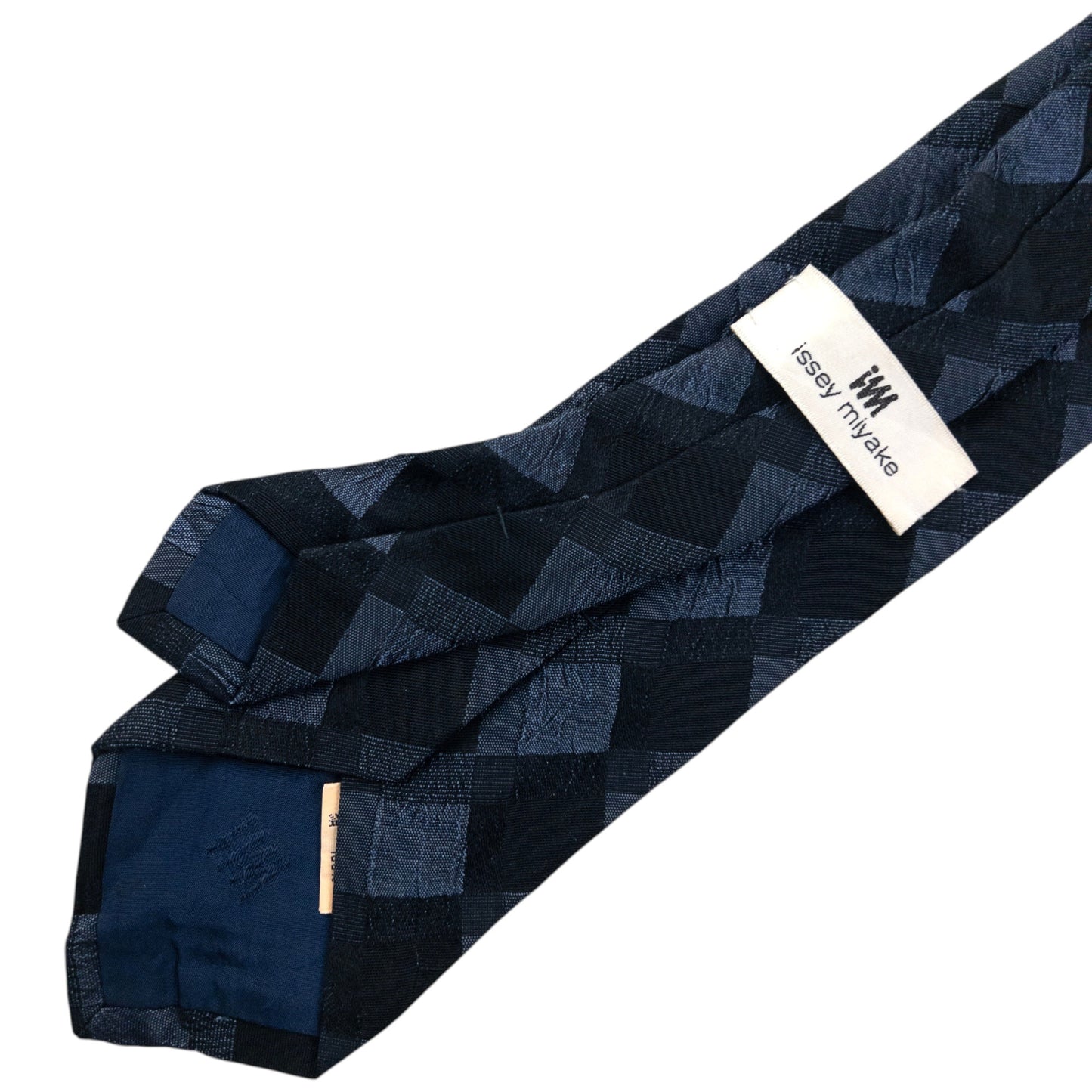 Vintage 90s Issey Miyake Pattern Silk Tie