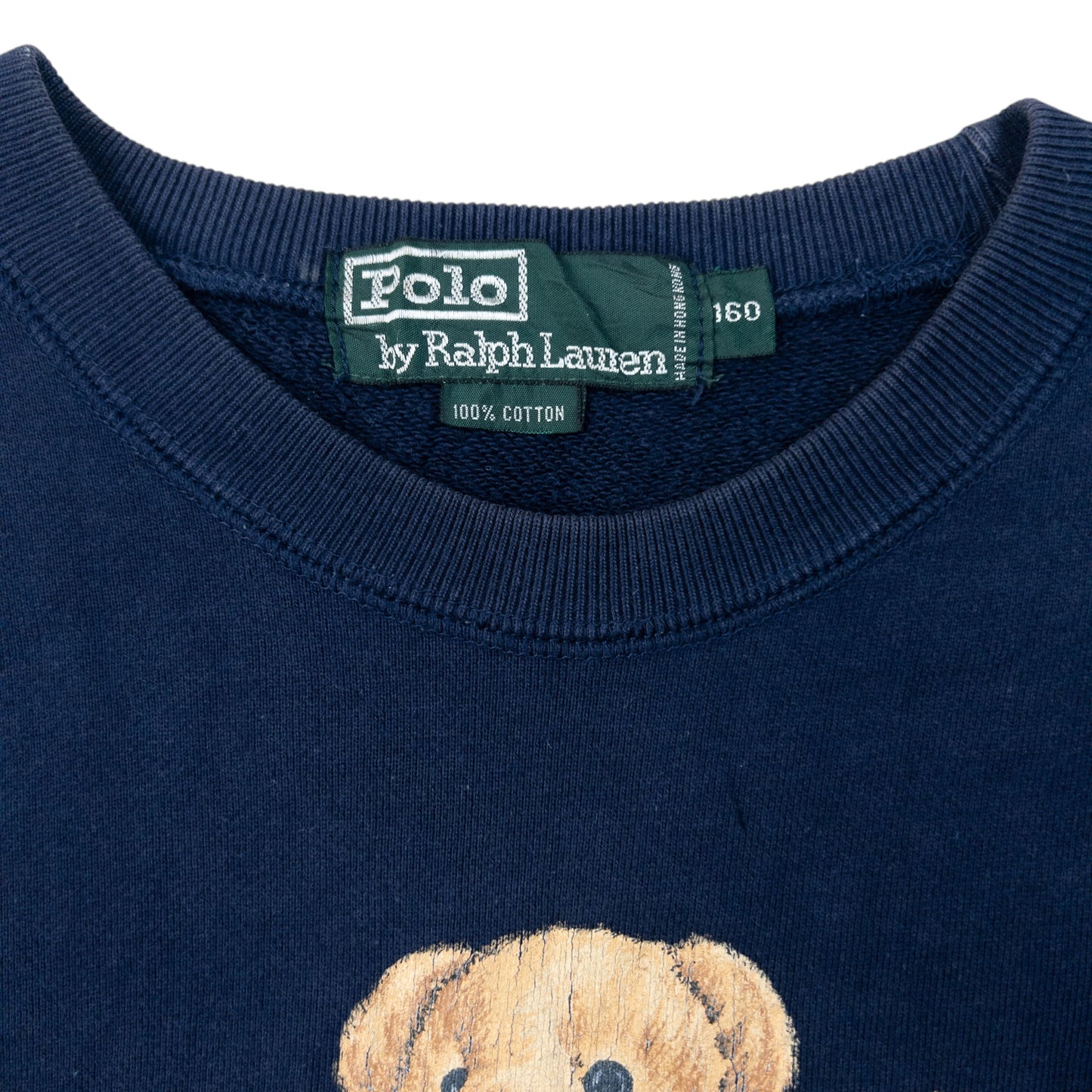 Vintage 90s Polo Ralph Lauren Bear Graphic Sweatshirt Womens Size S