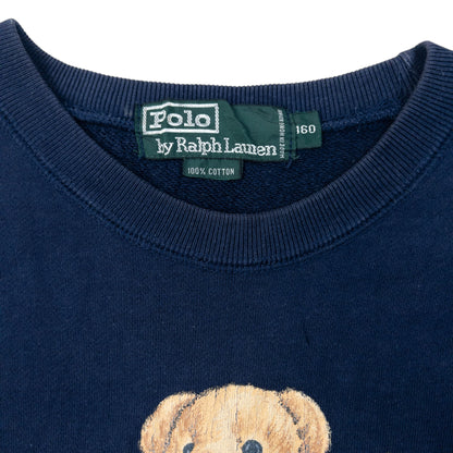 Vintage 90s Polo Ralph Lauren Bear Graphic Sweatshirt Womens Size S