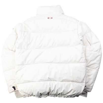 Vintage 90s Oakley Hydro Fuel Zip Up Puffer Snowboarding Jacket Size M