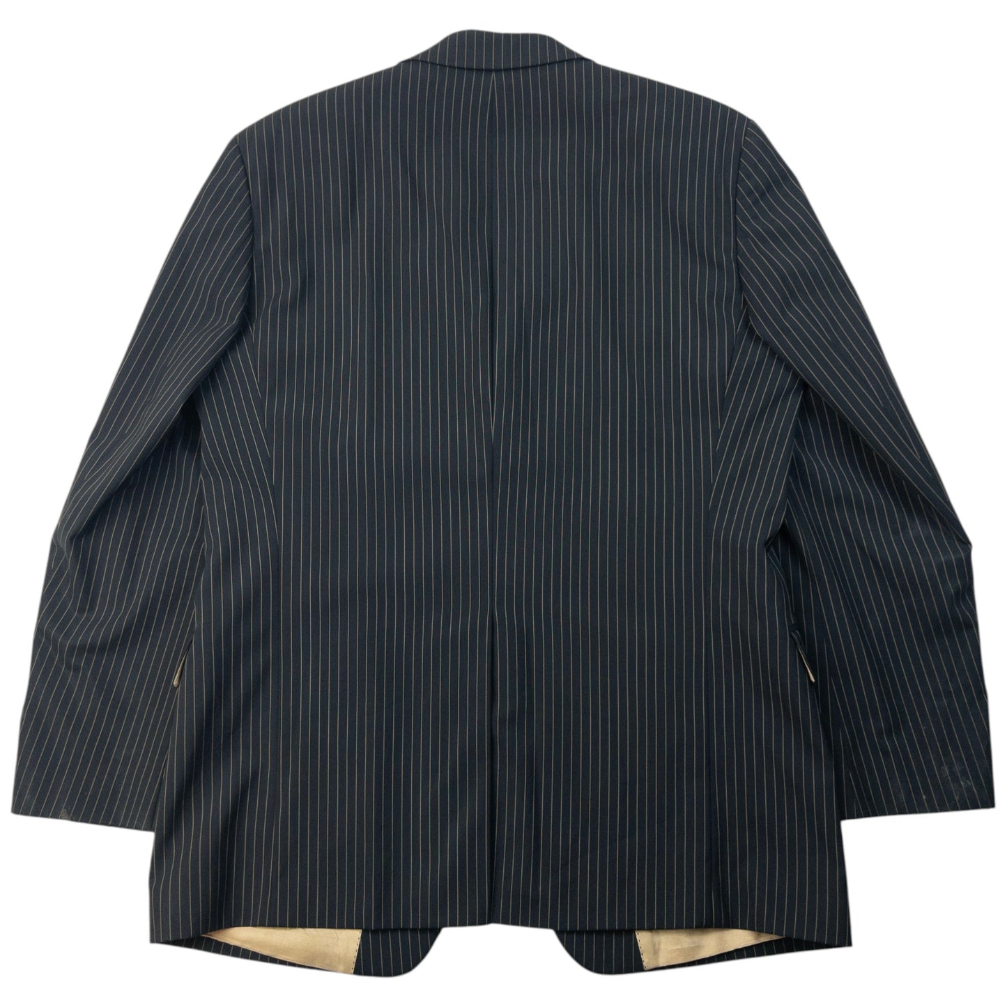 Vintage 2000s Hugo Boss Rossellini Movie Pinstripe Jacket & Trousers Suit Set Size XL
