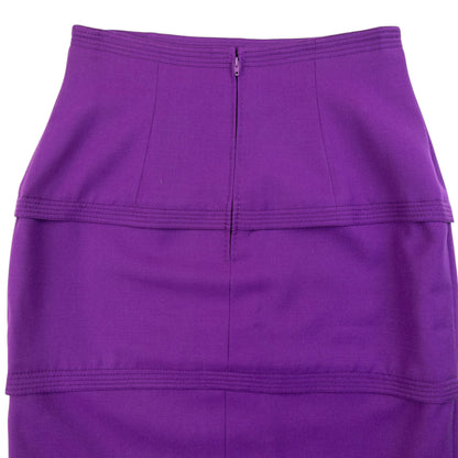 Vintage 90s Gianni Versace Tiered Skirt Womens Size W25