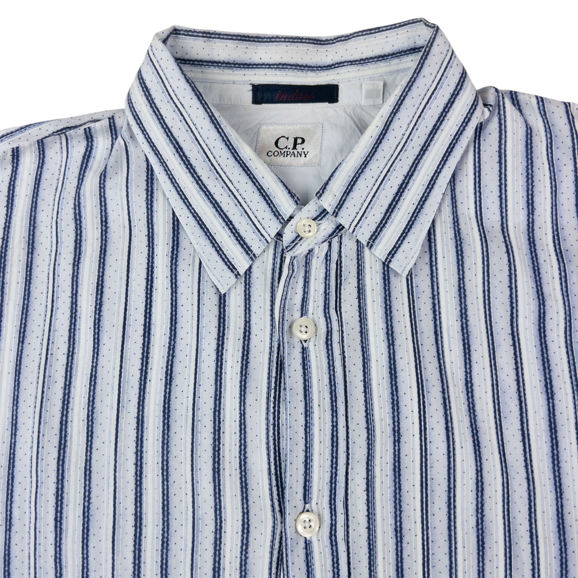 Vintage CP Company Striped Long Sleeve Button Up Shirt Size M
