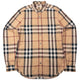 Vintage Burberry Brit Nova Check Long Sleeve Button Up Shirt Size S