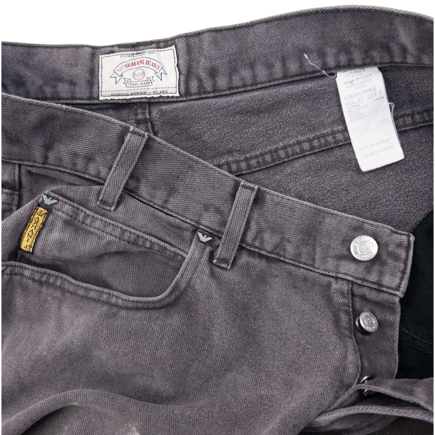 Vintage 90s Armani Jeans Denim Jeans Size W36
