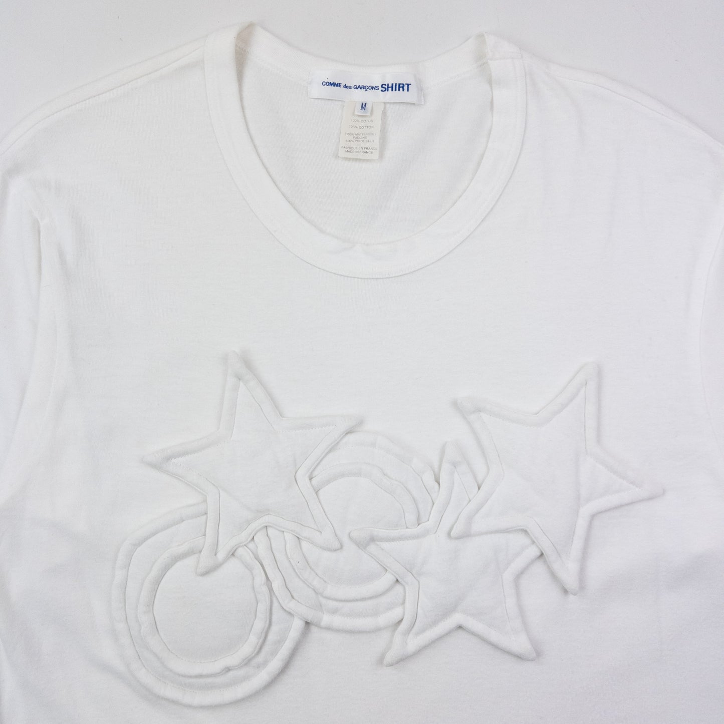 Vintage Comme Des Garçons SHIRT Applique T Shirt Size M