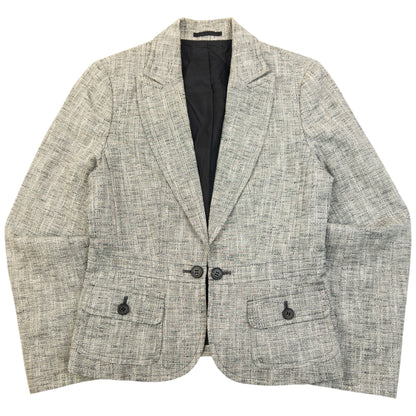 Vintage 2000s Burberry Jacket & Pleated Skirt Suit Set Womens Size M