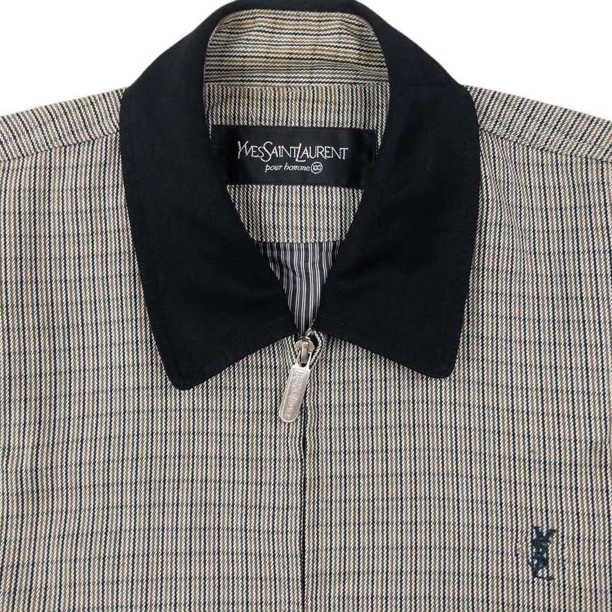 Vintage 90s YSL Yves Saint Laurent Harrington Jacket Size M