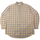 Vintage 90s Burberry Nova Check Long Sleeve Button Up Shirt Size XXL