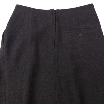 Vintage 90s Plantation By Issey Miyake Pleated Wool Skirt Womens Size W28