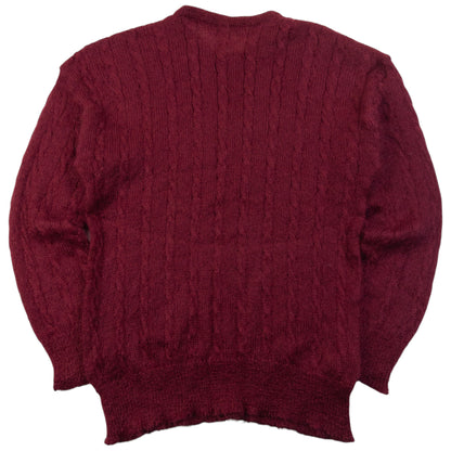 Vintage 90s Burberry Mohair Knit Jumper Size S