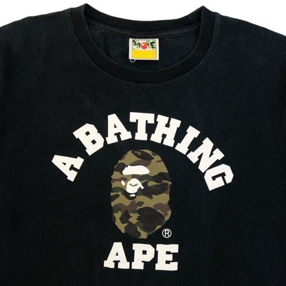 Vintage 2000s Bape Camo Logo Graphic T Shirt Size M