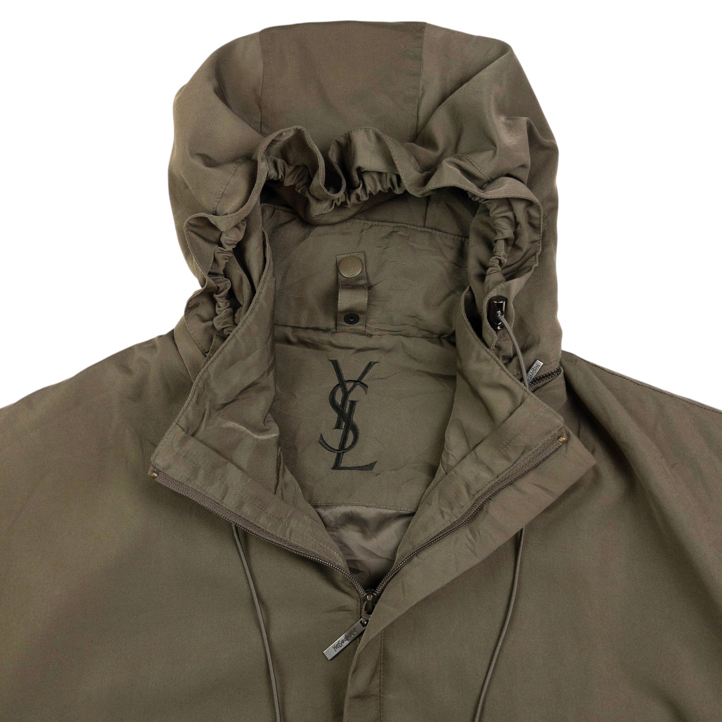 Vintage YSL Yves Saint Laurent Zip Up Jacket Size XL