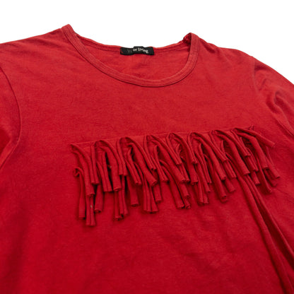 Vintage 90s Yohji Yamamoto Ruffle Long Sleeve T Shirt Womens Size S