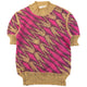 Vintage 90s Fendi Knit Pattern Top Womens Size M
