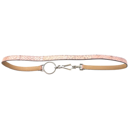 Vintage 2000s Prada Snakskin Leather Belt Womens Size W30