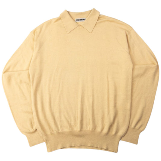 Vintage Issey Miyake Collared Knit Jumper Size S