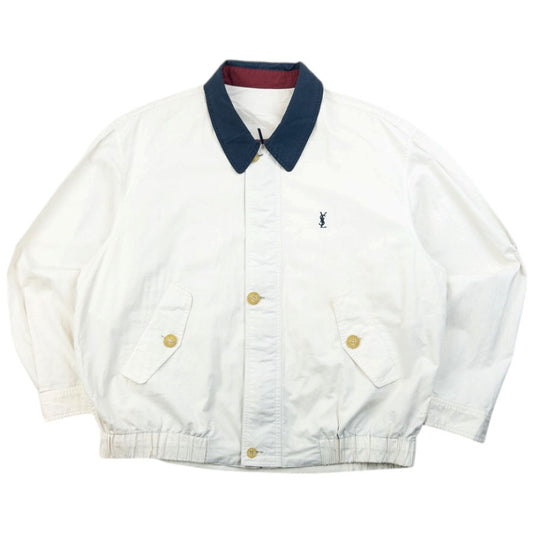 Vintage 90s YSL Yves Saint Laurent Harrington Jacket Size M