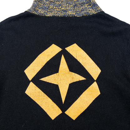 Vintage Armani Jeans Q Zip Knit Jumper Womens Size M