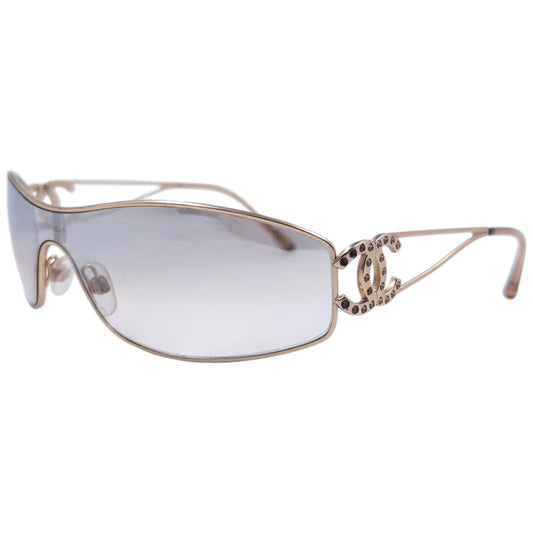 Vintage 2000s Chanel Diamanté Sunglasses